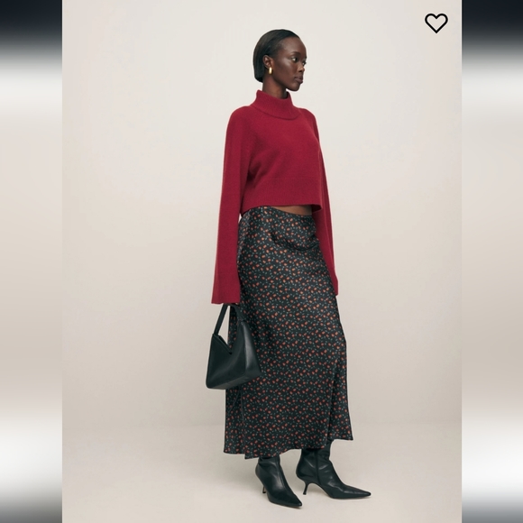 Reformation Garrett Cropped Cashmere Sweater (Brand New) - Picture 9 of 12